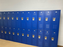 Open Door Christian Schools, Elyria, OH - Electrostatic Painting of Lockers