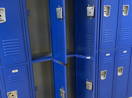 Open Door Christian Schools, Elyria, OH - Electrostatic Painting of Lockers