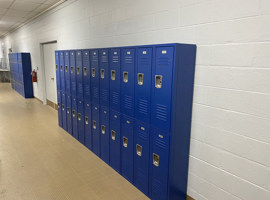 Open Door Christian Schools, Elyria, OH - Electrostatic Painting of Lockers