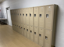 Open Door Christian Schools, Elyria, OH - Electrostatic Painting of Lockers