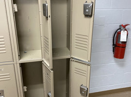 Open Door Christian Schools, Elyria, OH - Electrostatic Painting of Lockers