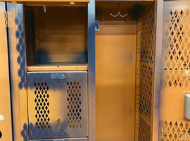 Sandusky High School, Sandusky, Ohio - Electrostatic Painting of Lockers