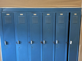 Shaker Heights CSD, High School, Shaker Heights, OH Electrostatic Painting of Lockers