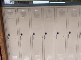 Shaker Heights CSD, Middle School, Shaker Heights, OH Electrostatic Painting of Lockers