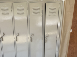 Shaker Heights CSD, Middle School, Shaker Heights, OH Electrostatic Painting of Lockers