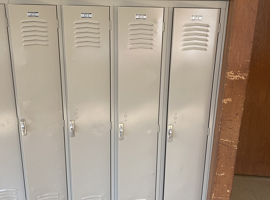 Shaker Heights CSD, Middle School, Shaker Heights, OH Electrostatic Painting of Lockers