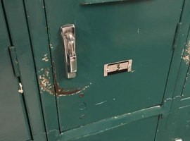 Akien County Public Schools Electrostatic Painting of Lockers