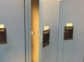 Akien County Public Schools Electrostatic Painting of Lockers