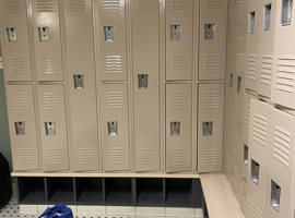 Southwestern Michigan College, Dowagiac, MI Electrostatic Painting of Lockers