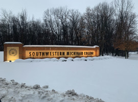 Southwestern Michigan College, Dowagiac, MI Electrostatic Painting of Lockers