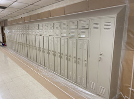Springfield Local Schools, Springfield, OH - Electrostatic Painting of Lockers