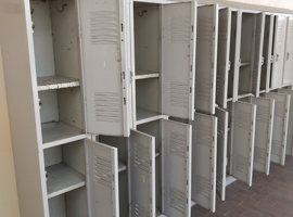 St. John's Episcopal Day School, Tampa, FL - Electrostatic Painting of Lockers