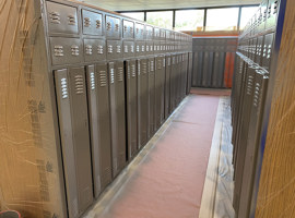 Elgin Area School District U46, Elgin, IL - Electrostatic Painting of Lockers