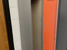 Elgin Area School District U46, Elgin, IL - Electrostatic Painting of Lockers