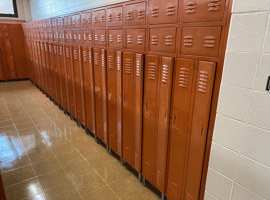 Elgin Area School District U46, Elgin, IL - Electrostatic Painting of Lockers