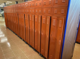 Elgin Area School District U46, Elgin, IL - Electrostatic Painting of Lockers