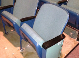 Tiverton High School Auditorium Seating Reupholstering