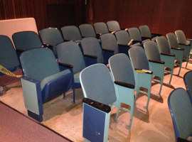 Tiverton High School Auditorium Seating Reupholstering