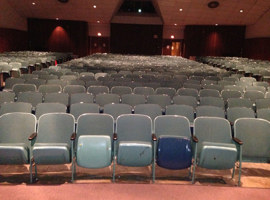 Tiverton High School Auditorium Seating Reupholstering