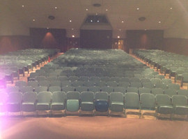 Tiverton High School Auditorium Seating Reupholstering