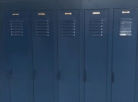 Tulsa School of Arts and Sciences, Tulsa, OK - Electrostatic Painting of Lockers