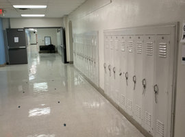 Tulsa School of Arts and Sciences, Tulsa, OK - Electrostatic Painting of Lockers