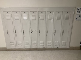 Tulsa School of Arts and Sciences, Tulsa, OK - Electrostatic Painting of Lockers