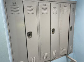 Westlake Fire Department - Stations 1 and 2, Westlake, OH Electrostatic Painting of Lockers