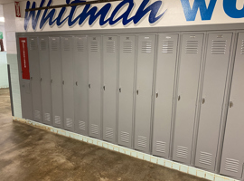 Wauwatosa School District, Wauwatosa, WI Electrostatic Locker Painting