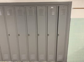 Wauwatosa School District, Wauwatosa, WI Electrostatic Locker Painting