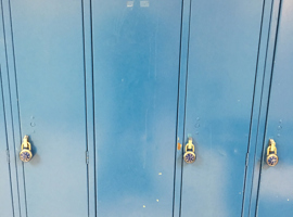 Wauwatosa School District, Wauwatosa, WI Electrostatic Locker Painting