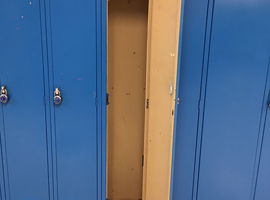 Wauwatosa School District, Wauwatosa, WI Electrostatic Locker Painting