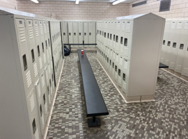 Shaker Heights CSD, Woodbury Elementary School, Shaker Heights, OH Electrostatic Painting of Lockers