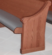 Church Pew Reupholstery - example 2